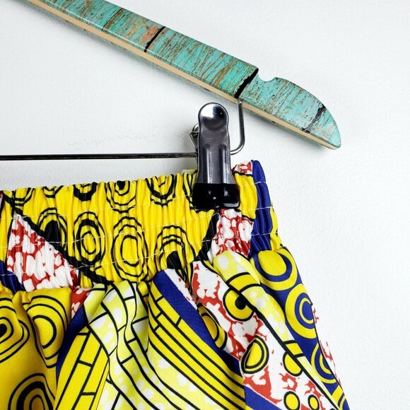 African Women's Stained Glass Window Maxi Skirt Pockets Sz XXL NWOT MUST SEE! - Picture 3 of 5